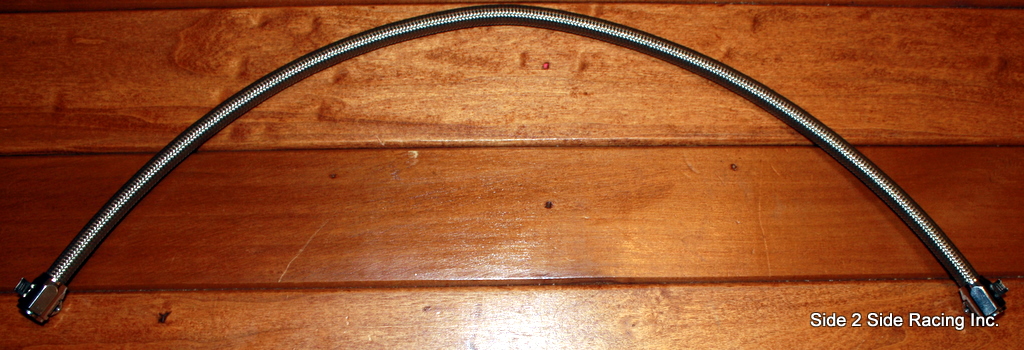 AE86 Stainless Steel Braided Fuel Return Line - Click Image to Close